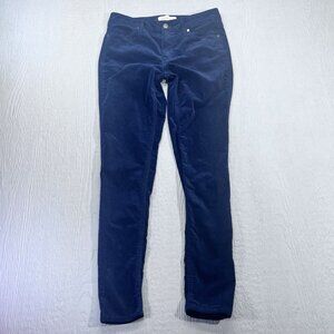 Calvin Klein Jeans Navy Blue Suede Legging Size 6 Soft Comfort Skinny Ankle